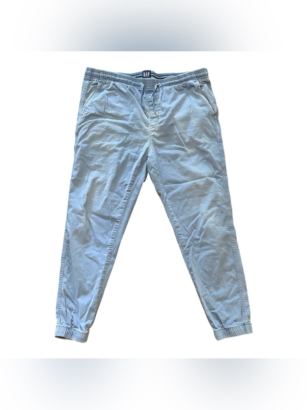 GAP Men’s Light Blue Elastic Waist Joggers
